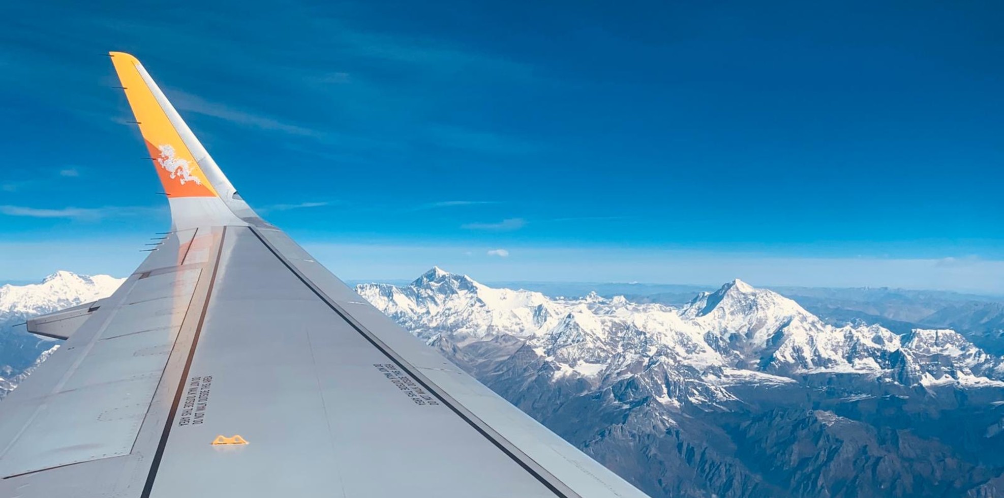 Flight to Bhutan